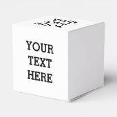 Voeg hier zwart-wit uw eigen aangepaste tekst toe bedankdoosjes (Achterkant)