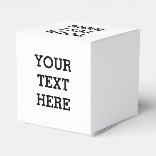 Voeg hier zwart-wit uw eigen aangepaste tekst toe bedankdoosjes (Achterkant)