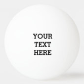 Voeg hier zwart-wit uw eigen aangepaste tekst toe pingpongballen (Voorkant)