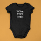 Voeg hier zwart-wit uw eigen aangepaste tekst toe romper