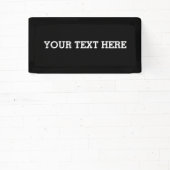 Voeg hier zwart-wit uw eigen aangepaste tekst toe spandoek (Insitu)