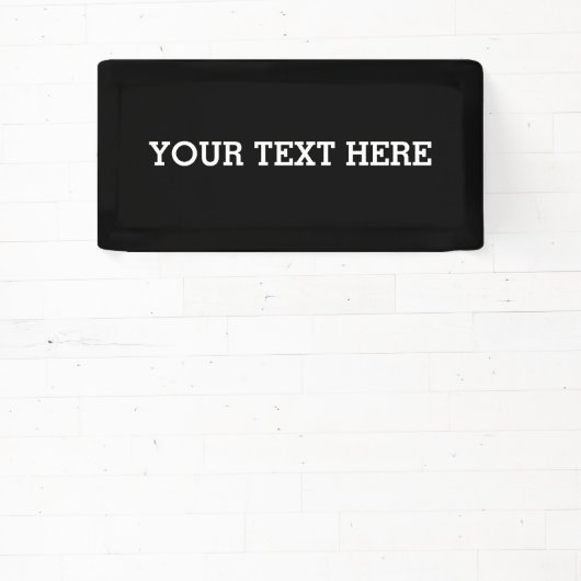 Voeg hier zwart-wit uw eigen aangepaste tekst toe spandoek (Insitu)