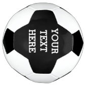 Voeg hier zwart-wit uw eigen aangepaste tekst toe voetbal (Gedraaid)