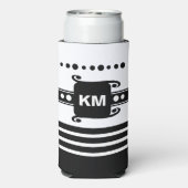 Voeg initialen stippen strepen toe ontspant wit en (Seltzer Achterkant)