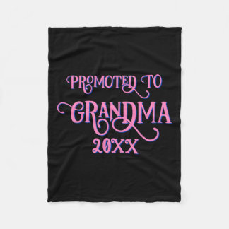 Voeg jaar toe Nk gepromoveerd tot oma  Fleece Deken