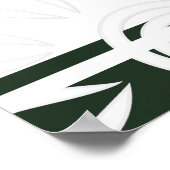 Voeg je aangepaste prijsopgave toe aan Evergreen Poster (Hoek)