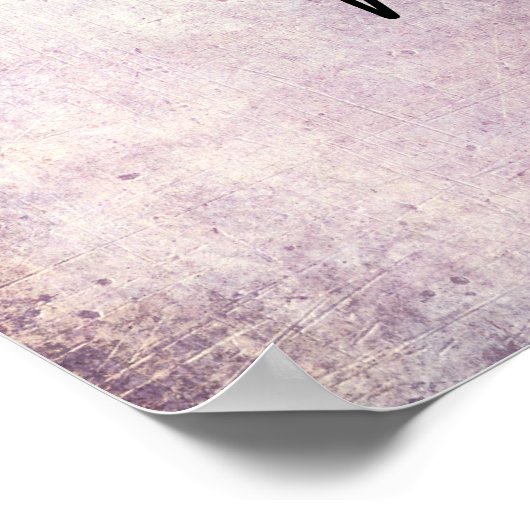 Voeg je aangepaste tekst kleurrijke grunge toe poster (Hoek)