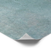 Voeg je aangepaste tekst toe subtiele blauwe grung poster (Hoek)