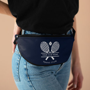 Voeg je clubnaam Tennis Icons Navy Blue toe Heuptasje