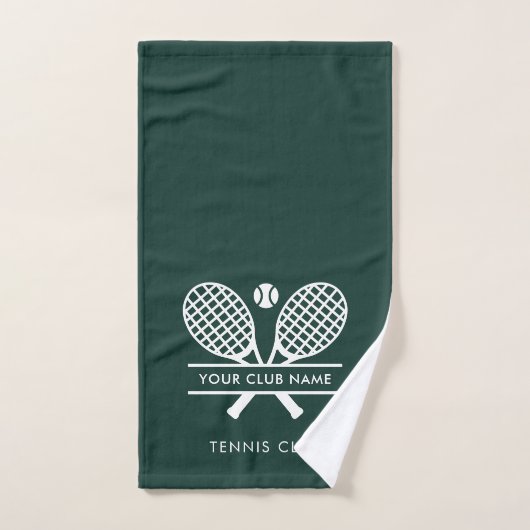 Voeg je clubnaam Tennis Team Green toe Handdoek (Handdoek)