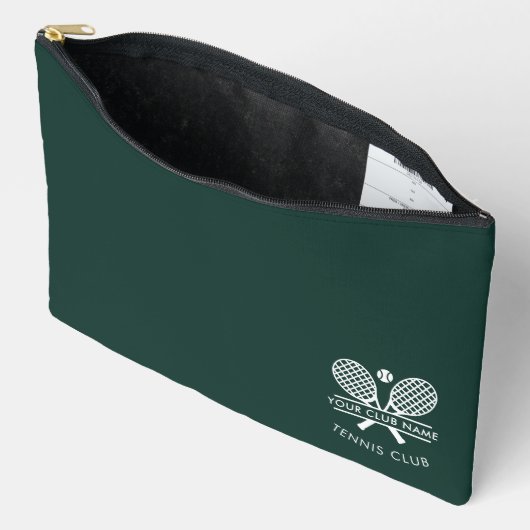 Voeg je clubnaam tennisrackets motief toe Custom Etui (Open)