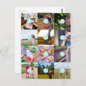 Voeg je eigen 12 foto's kaart toe (Voorkant / Achterkant)