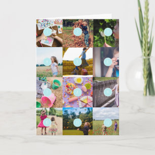 Voeg je eigen 12 foto's kaart toe