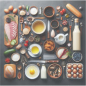 Voeg je eigen aangepaste "Custom-cut Vinyl Sticker (Voorkant)