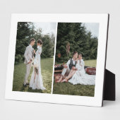 Voeg je eigen aangepaste fotocollage 2 toe fotoplaat (Zijkant)