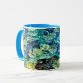 Voeg je eigen Abstracte kunstfoto toe Mok (Voorkant links)