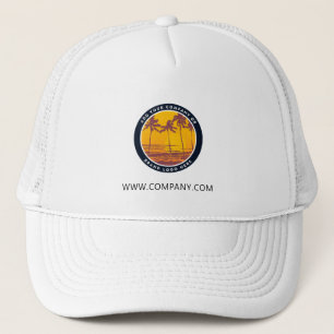 Voeg je eigen bedrijfsmerk Logo toe aan werknemers Trucker Pet