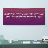 Voeg je eigen berichtbanner toe spandoek (Beurs)