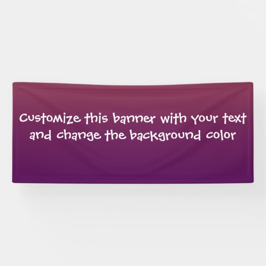 Voeg je eigen berichtbanner toe spandoek (Horizontaal)