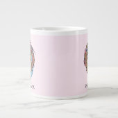 Voeg je eigen Dog Shihtzu Moederdag Schattige toe Extra Grote Beker (Voorkant)