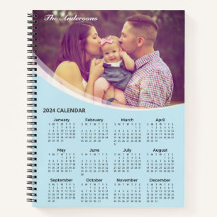 Voeg je eigen familiefoto 2024 kalender toe   NOTI Notitieboek