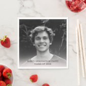 Voeg je eigen foto afstudeerpartijdocument toe servet (Insitu)