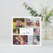 Voeg je eigen Foto Collage Moeder Best Mam Quote t (Staand voorkant)