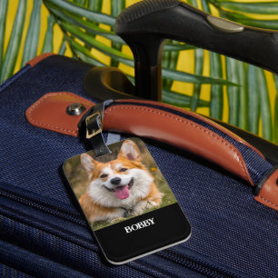 Voeg je eigen foto en naam toe bagagelabel