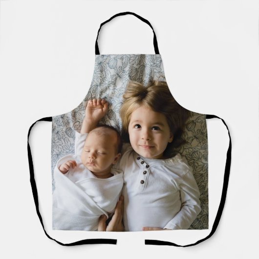 Voeg je eigen foto op maat toe schort (Voorkant)