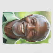 Voeg je eigen foto toe golfhanddoek (Horizontaal)