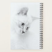 Voeg je eigen foto toe Kat Gepersonaliseerde naam Planner (Achterkant)