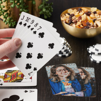 Voeg je eigen foto toe pokerkaarten