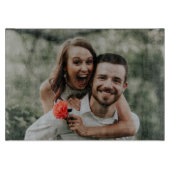 "Voeg je eigen foto toe" Snijplank (Voorkant)