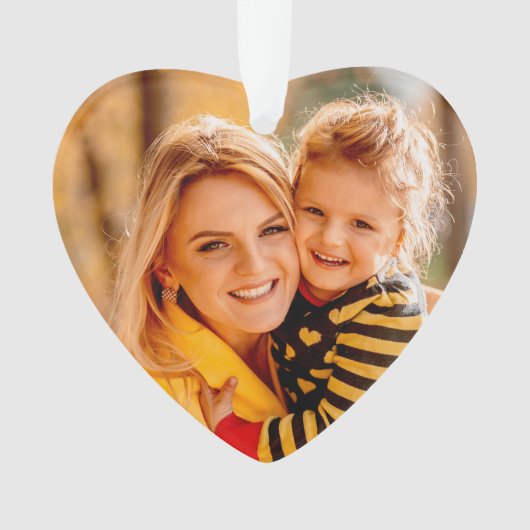 Voeg je eigen fotosjabloon toe ornament (voorkant)