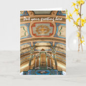 Voeg je eigen groet toe kaart (Gele Bloem)