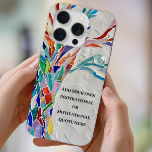 Voeg Je Eigen Inspirerende Citaat Toe iPhone 15 Pro Hoesje