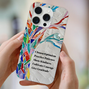 Voeg Je Eigen Inspirerende Citaat Toe iPhone 15 Pro Hoesje