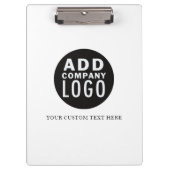 Voeg je eigen Logo aangepaste tekst toe | Zakelijk Klembord (Voorkant)