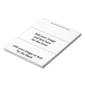 Voeg je eigen model toe - Blanco Snoep Bar Wrapper Notitieblok (Gedraaid)