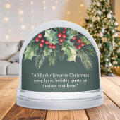 Voeg je eigen offerte toe Kerst Botanische Bloemen Sneeuwbol