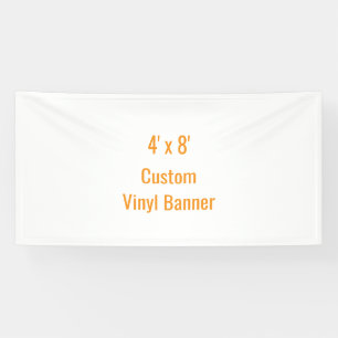 Voeg je eigen ontwerp toe 1,2 x 2,4 m spandoek
