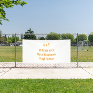 Voeg je eigen ontwerp toe 1,2 x 2,4 m spandoek
