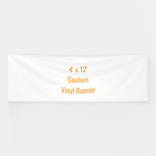 Voeg Je Eigen Ontwerp Toe 1,2 x 3,6 m Spandoek