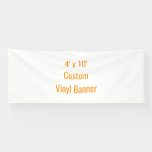 Voeg je eigen ontwerp toe 1,2 x 3 meter spandoek