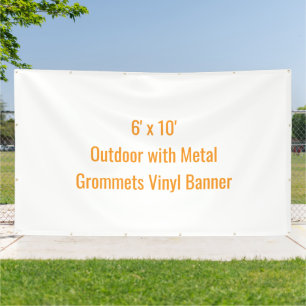 Voeg je eigen ontwerp toe 1,8 x 3 meter spandoek
