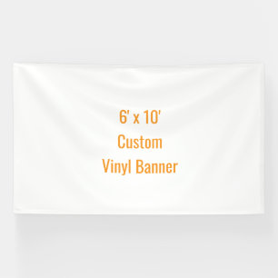 Voeg je eigen ontwerp toe 1,8 x 3 meter spandoek