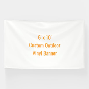 Voeg je eigen ontwerp toe 1,8 x 3 meter spandoek