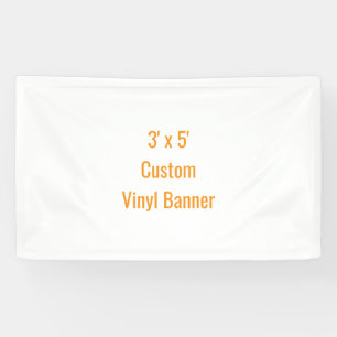 Voeg Je Eigen Ontwerp Toe 3' x 5' Spandoek
