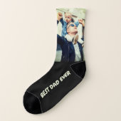 Voeg je eigen persoonlijke tekst en foto toe sokken (Links - buitenkant)