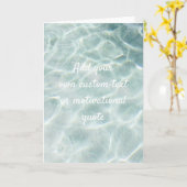 Voeg je eigen prijsopgave toe - Ocean Kaart (Gele Bloem)